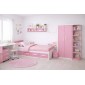 Спальня Адель производства ALIZEL для девочки с кроватью и шкафом в розовом цвете
