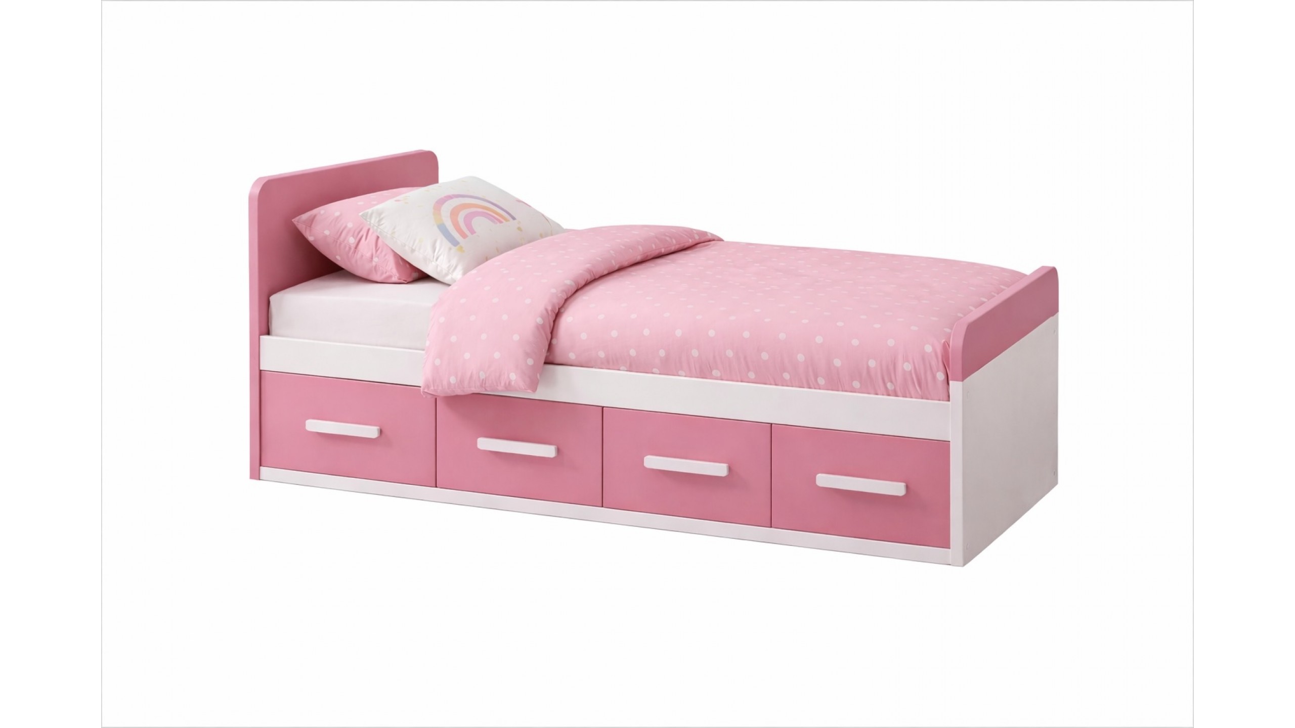 Детская кровать Адель с ящиками для хранения