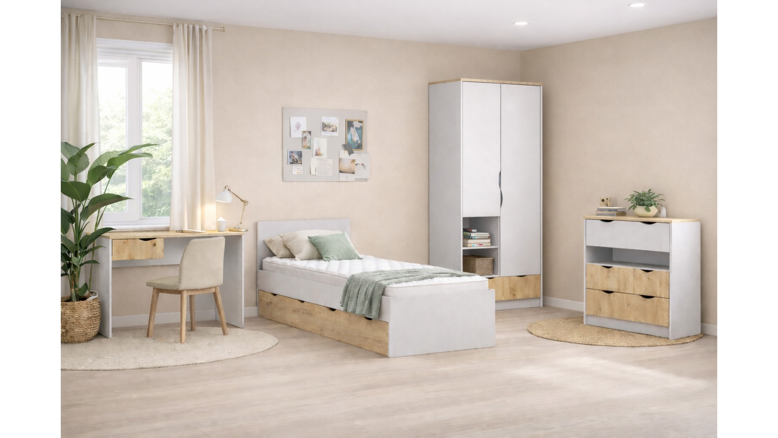 Подростковая спальня Грей Подростковая спальня Грей