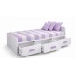 Детская кровать Лила с выдвижными ящиками