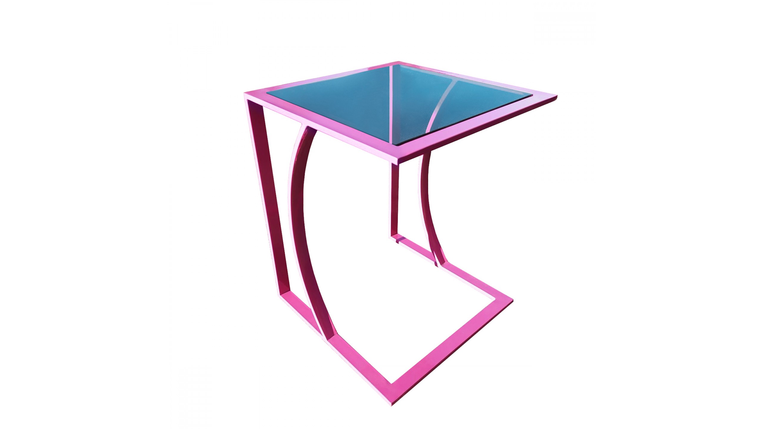Журнальний стіл Плюс (рожевий)